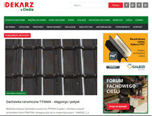 Tablet Screenshot of fachowydekarz.pl